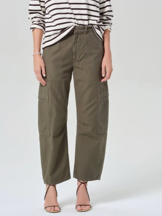 Citizens Of Humanity Pants - Citizens of Humanity Marcelle Cargo Pants Olive Size 27 Read Description